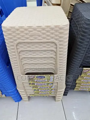 Ken Plastic Bamboo Stool.