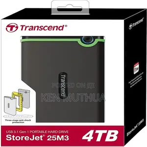 Transcend External HDD 4tb - Purple - Ts4tsj25h3p