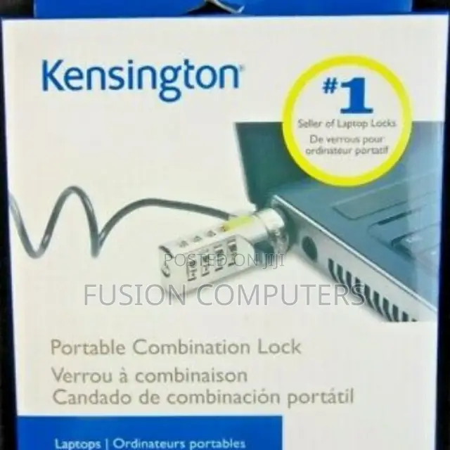 Kensington Portable Combination Cable Lock for Laptops