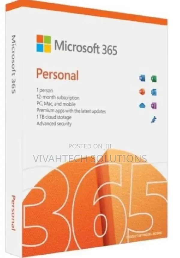 Microsoft Office 365 Personal - 1 Year Media Less 1 User -