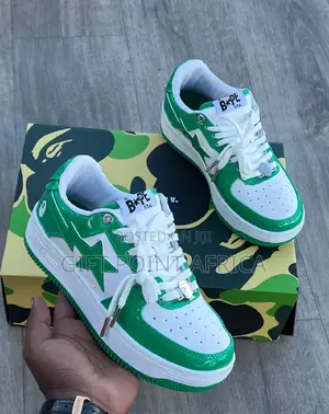 A Bathing Ape Bape Sta Low Cut Unisex Sneakers