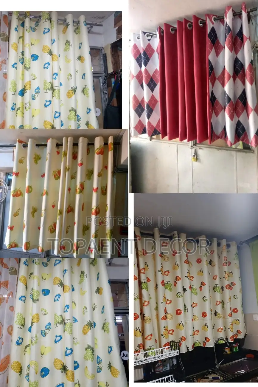 Kitchen Fruit Themed Curtain Kitchen Fruit Themed Curtain