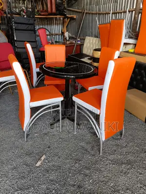 Restaurant Executive Set, Orange and White.