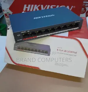 Hikvision DS-3E0109P-E 8 Ports 100mbps Unmanaged Poe Switch