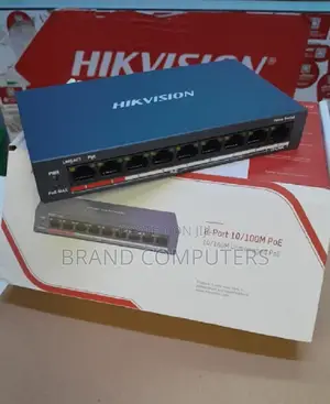 Hikvision DS-3E0109P-E/M(B) 8-Port Poe Switch