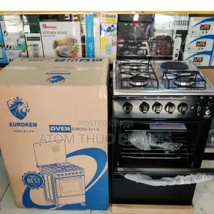 Euroken 50*55 3+1 Standing Cooker With Electric Oven