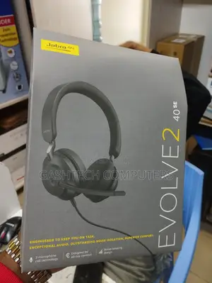 Jabra Evolve2 40 Stereo Wired on-Ear// Headset Black USB-C