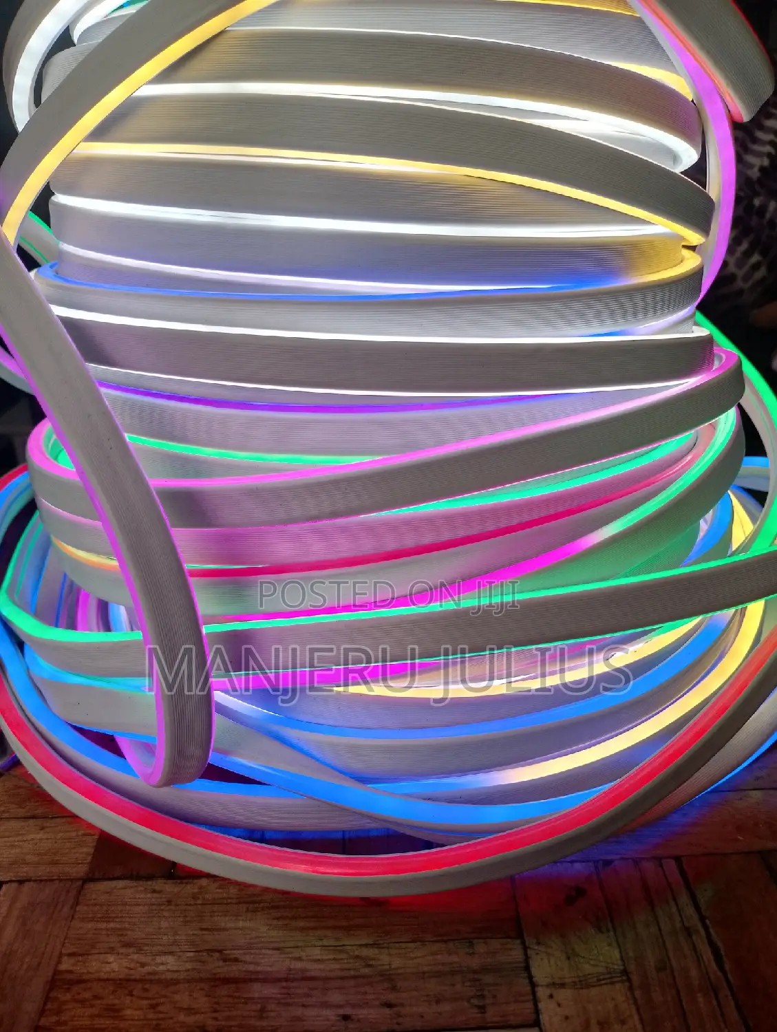 100M Neon Multicolored Snake Light
