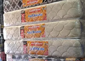 5by6 10inch White HD Quilted Mattresses + Free Delivery.
