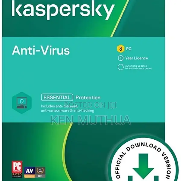 Kaspersky Antivirus 3 User + 1 Free