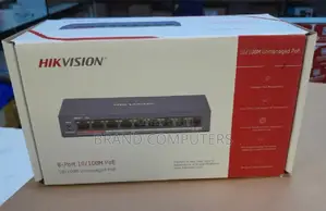 Hikvision DS-3E0109P-E/M(B) 8 Ports Unmanaged Poe Switch