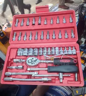 Deep Socket Wrench Set Chrome Set