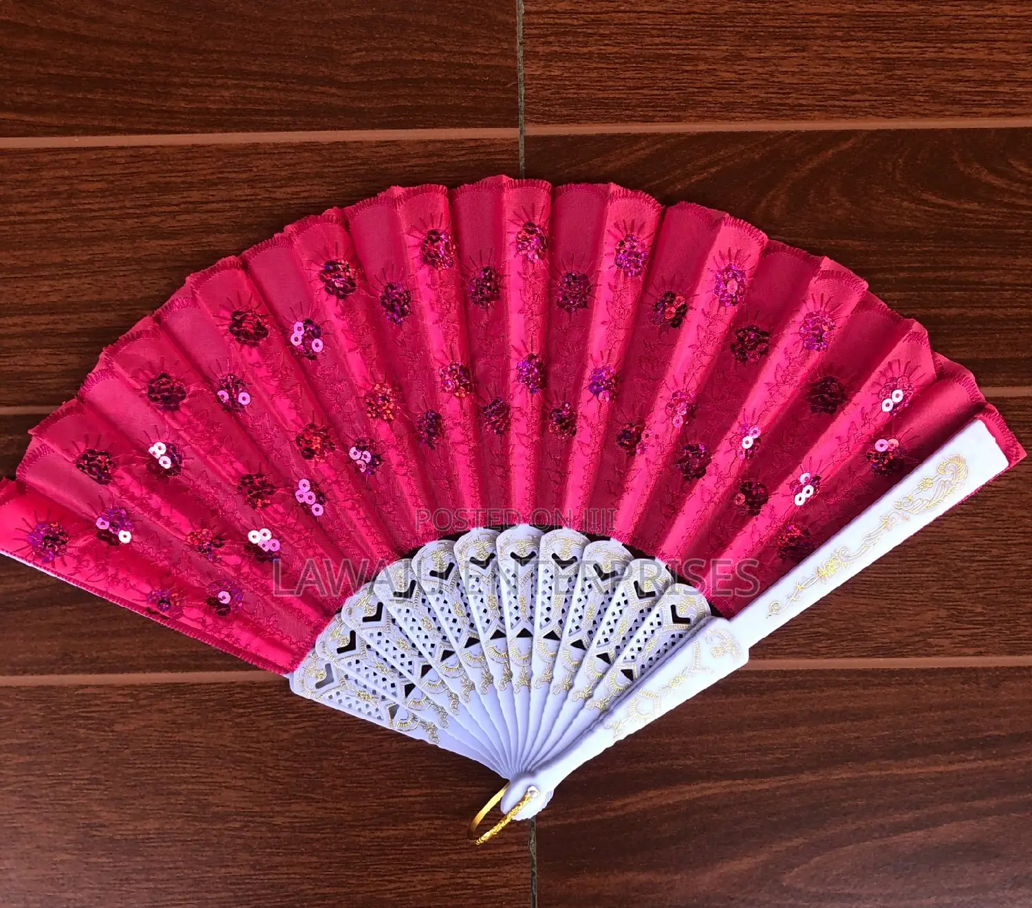 Red Vintage Fan