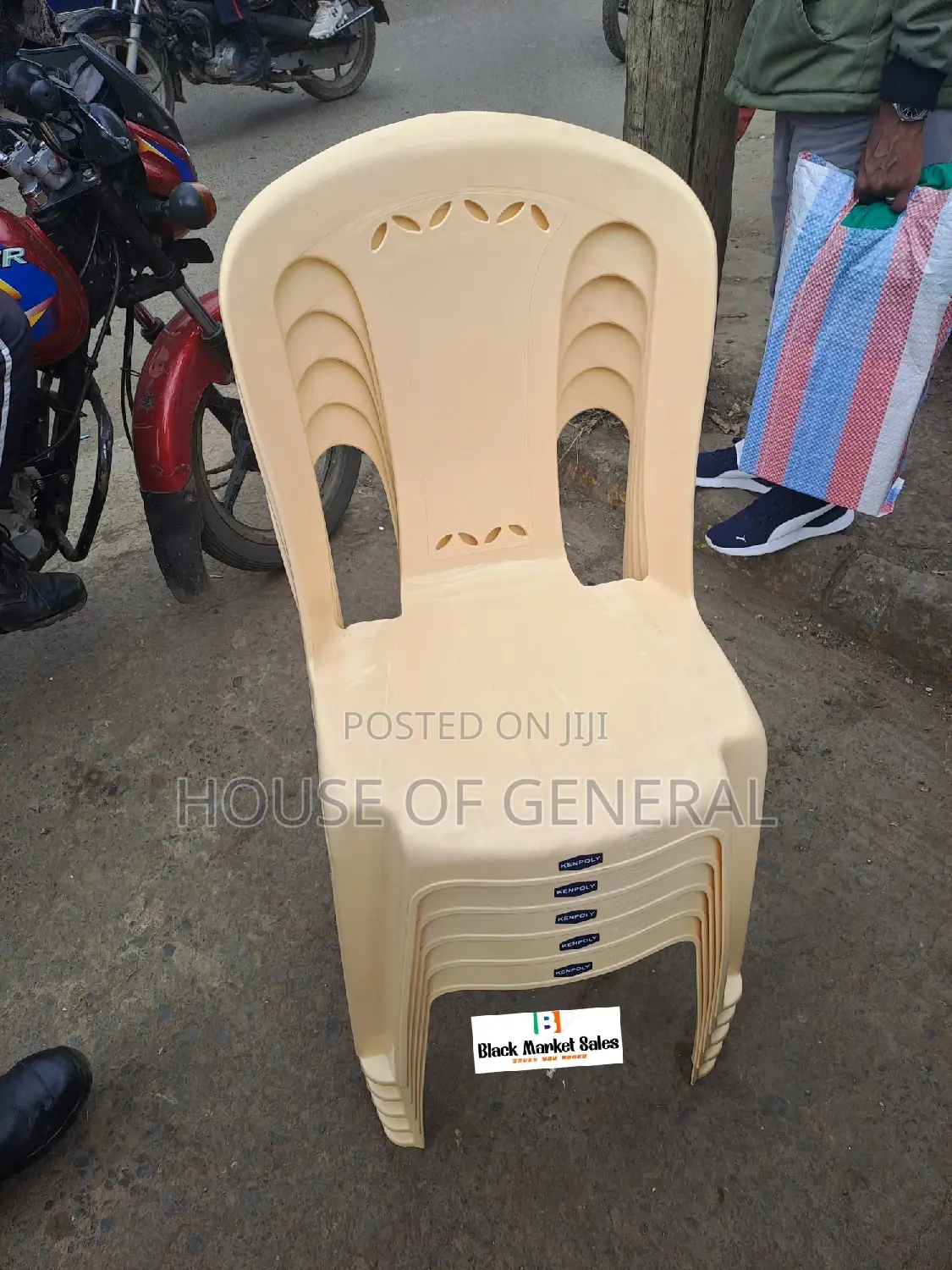 Strong Kenpoly Armless Plastic Chair