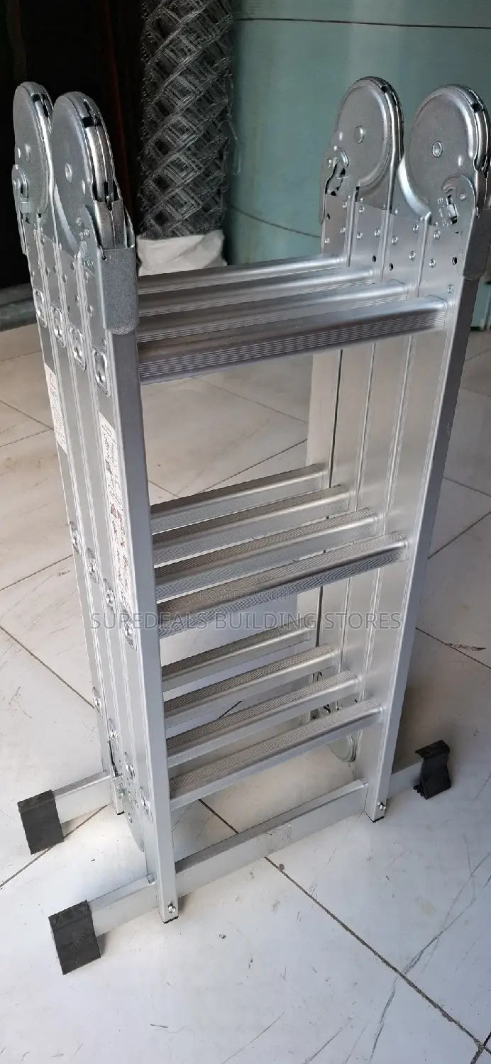 12ft Aluminium Multipurpose Ladder-(4×3)