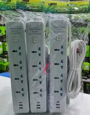 Flame Power 4 Socket 4 Way Extension