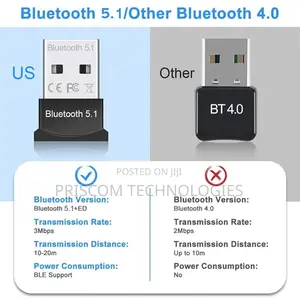 5.1 USB Bluetooth Adapter Bluetooth Receiver Bluetooth Dongl