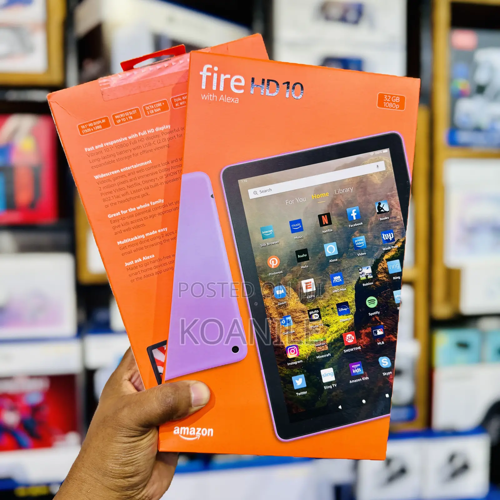 New Amazon Fire HD 10 (2021) 32 GB Pink