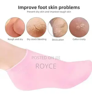 Moisturising Silicone Socks-(Pair)