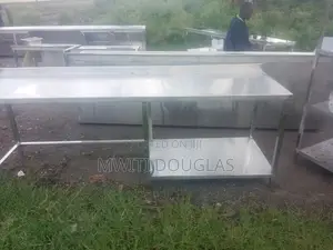 Ss Working Table With Undershelf