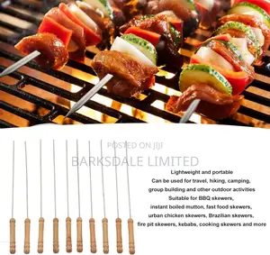 BBQ Grilling Skewers Kebab Metal Stainless Steel