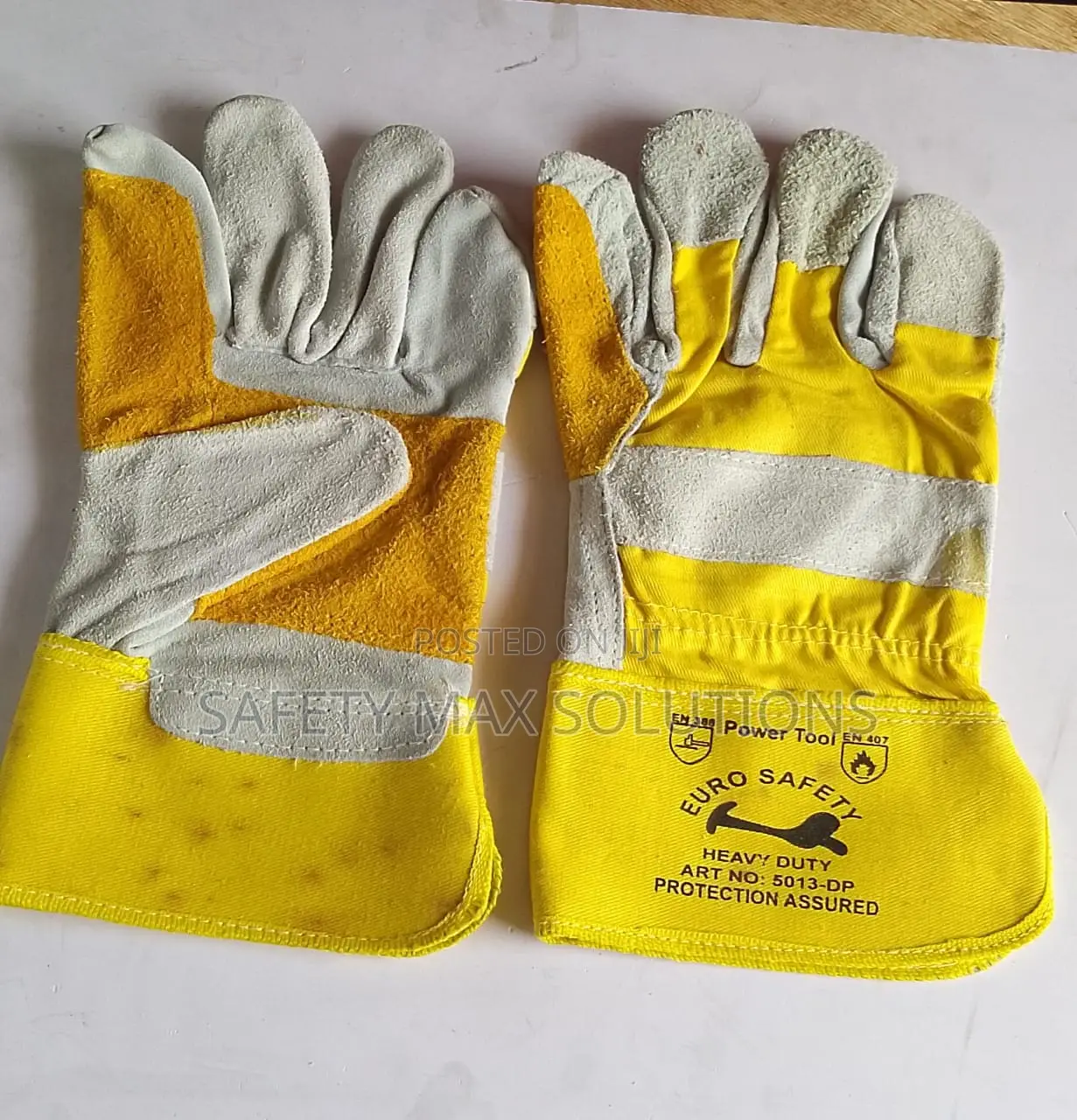 Cow Split Leather Gloves
