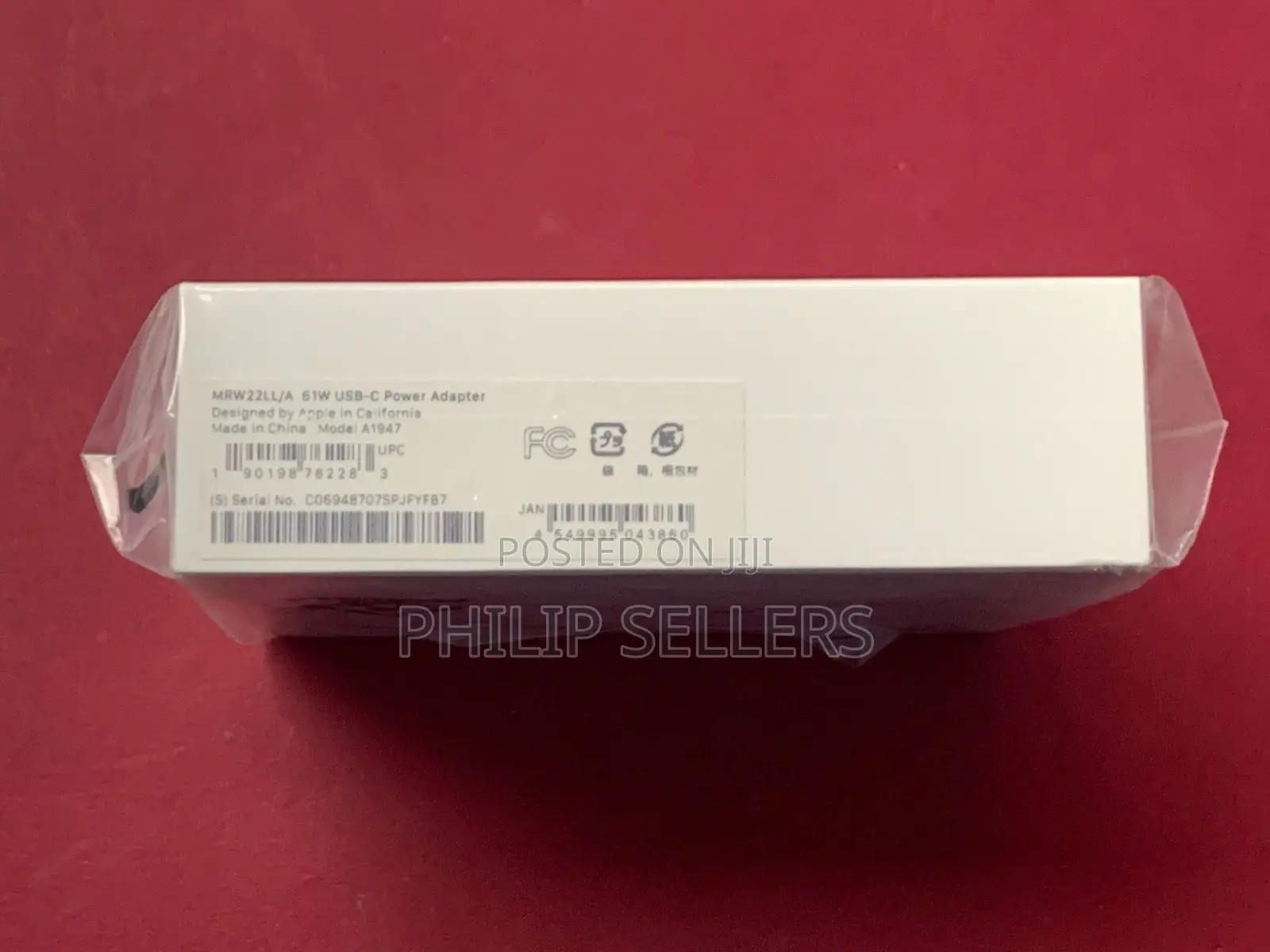 New Genuine Apple Macbook PRO Usb-C Power Adapter 61W