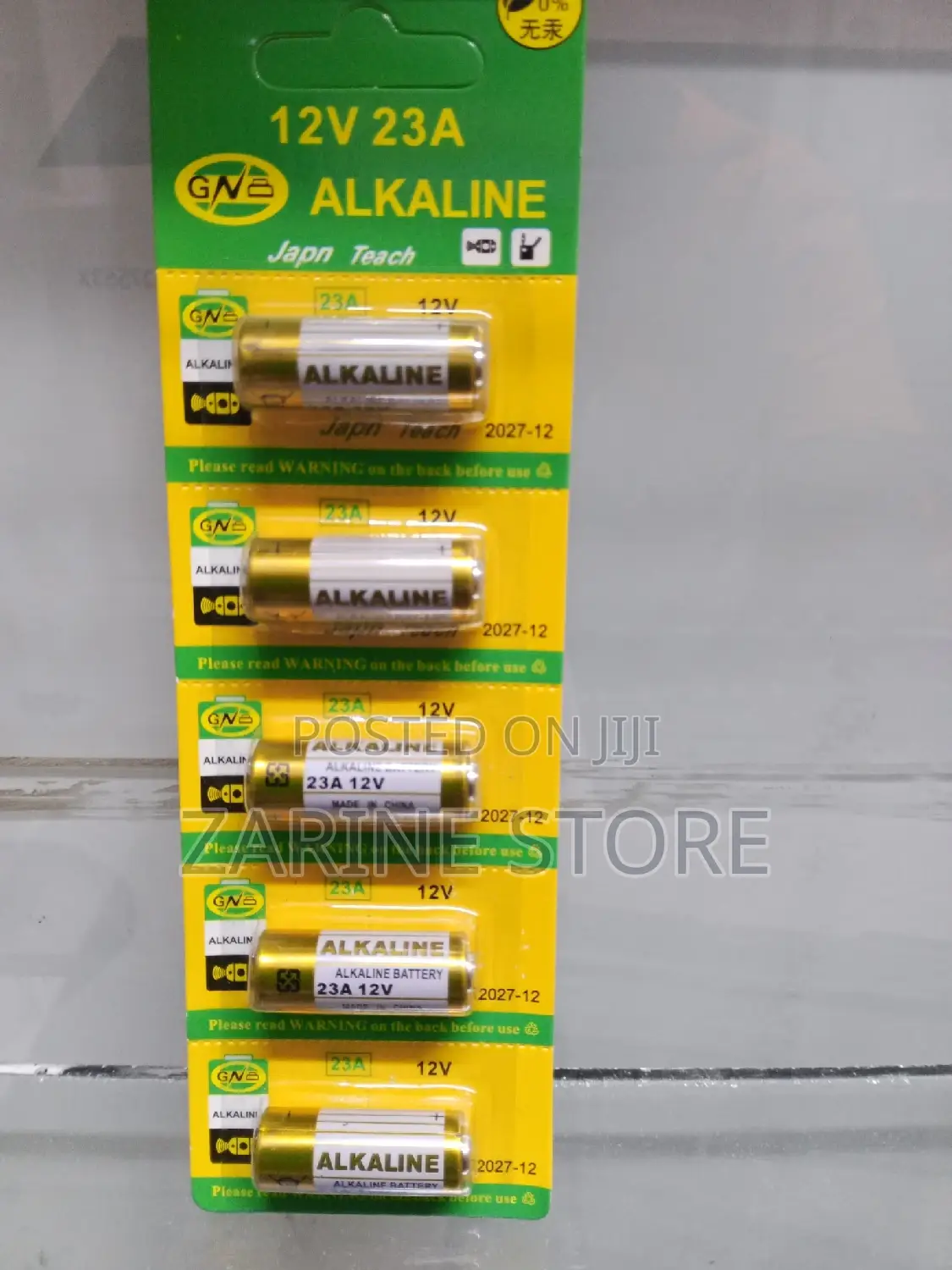 12V 23A Alkaline Batteries