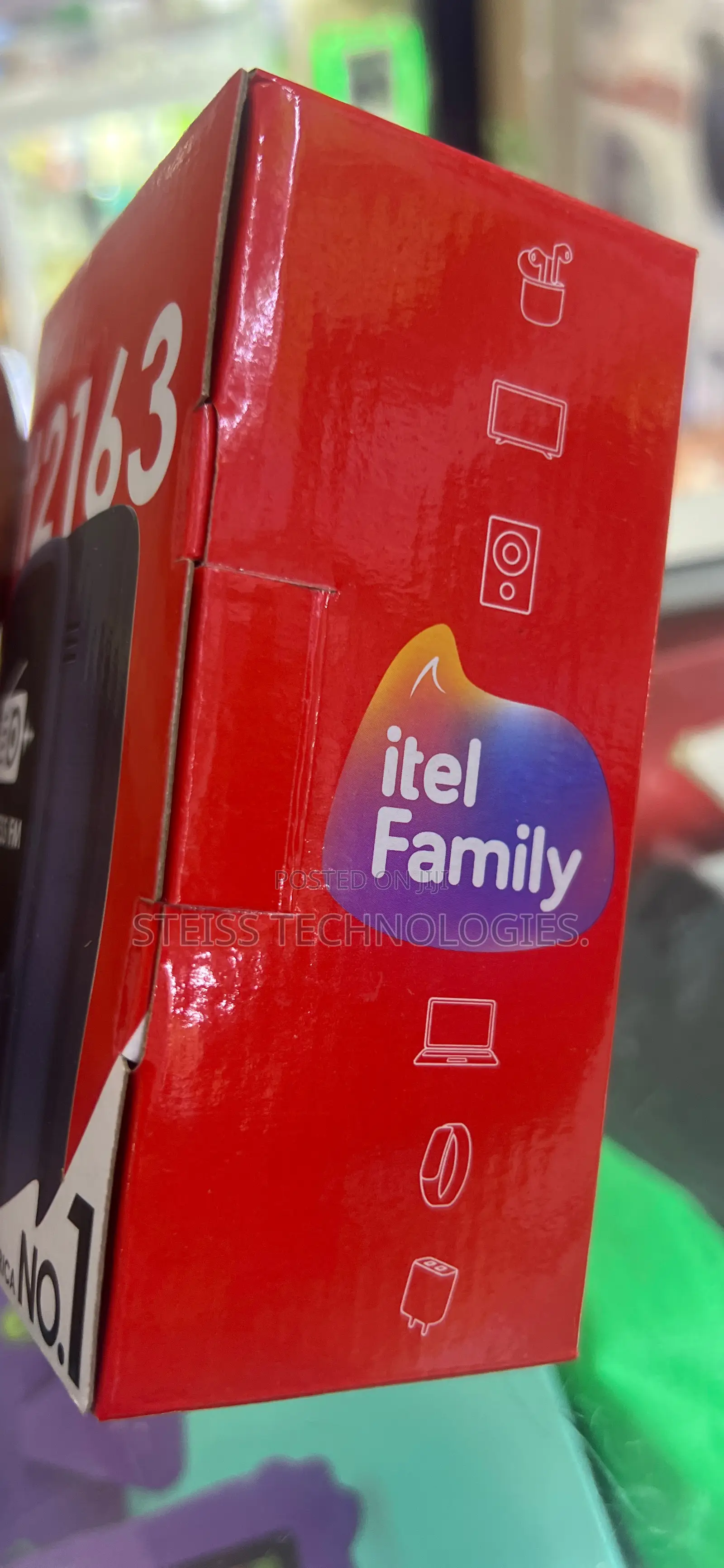 New Itel it2163 Black