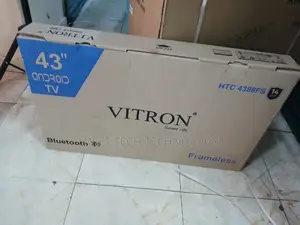 Vitron 43''smart Tv,Bluetooth- Android Tv,Netflix//Youtube+