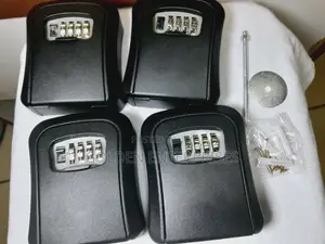 Black Full Metallic Airbnb Wall Mount Key Lock Box