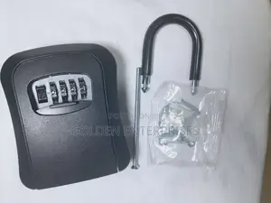 Full Metallic Airbnb Wall Mount Key Lock Box, With Hook