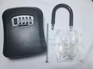 Full Metallic Airbnb Wall Mount Key Lock Box, With Hook