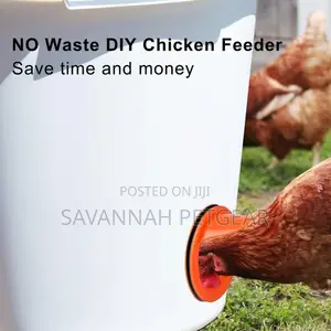 Chicken Feeder Kit 6 Ports Automatic Poultry Feeder With 6 Pieces