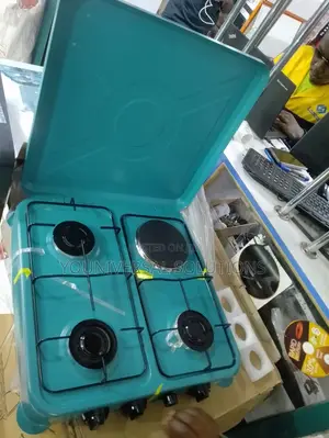 Table Top Gas Cooker With Electric Plate + 3 Burner Gas