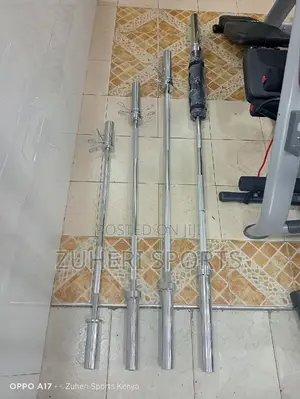 Olympic Barbell Bars; 1.2m, 1.5m, 1.8m, 2.2m