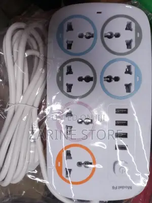Power Extension, 4 USB Cable Ways, 2500w