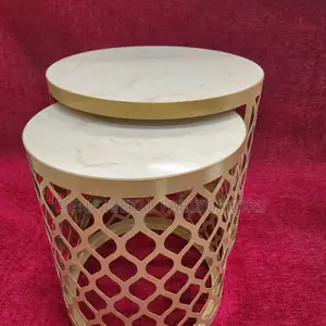 High-Quality Nesting Stools With Laser-Cut Designs.