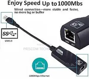 USB 3.0 TO RJ45 Network Card LAN Adapter MBPS