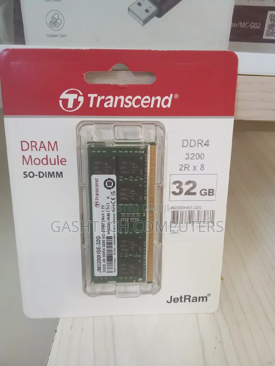 Transcend Desktop RAM DDR4 32GB 2666