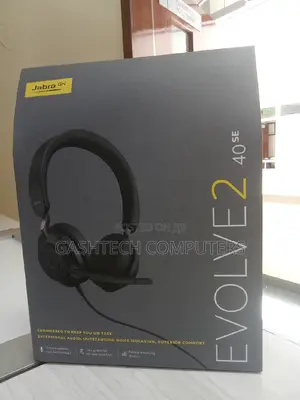 Jabra Evolve2 40 Stereo Wired on-Ear // Headset Black Usb-C