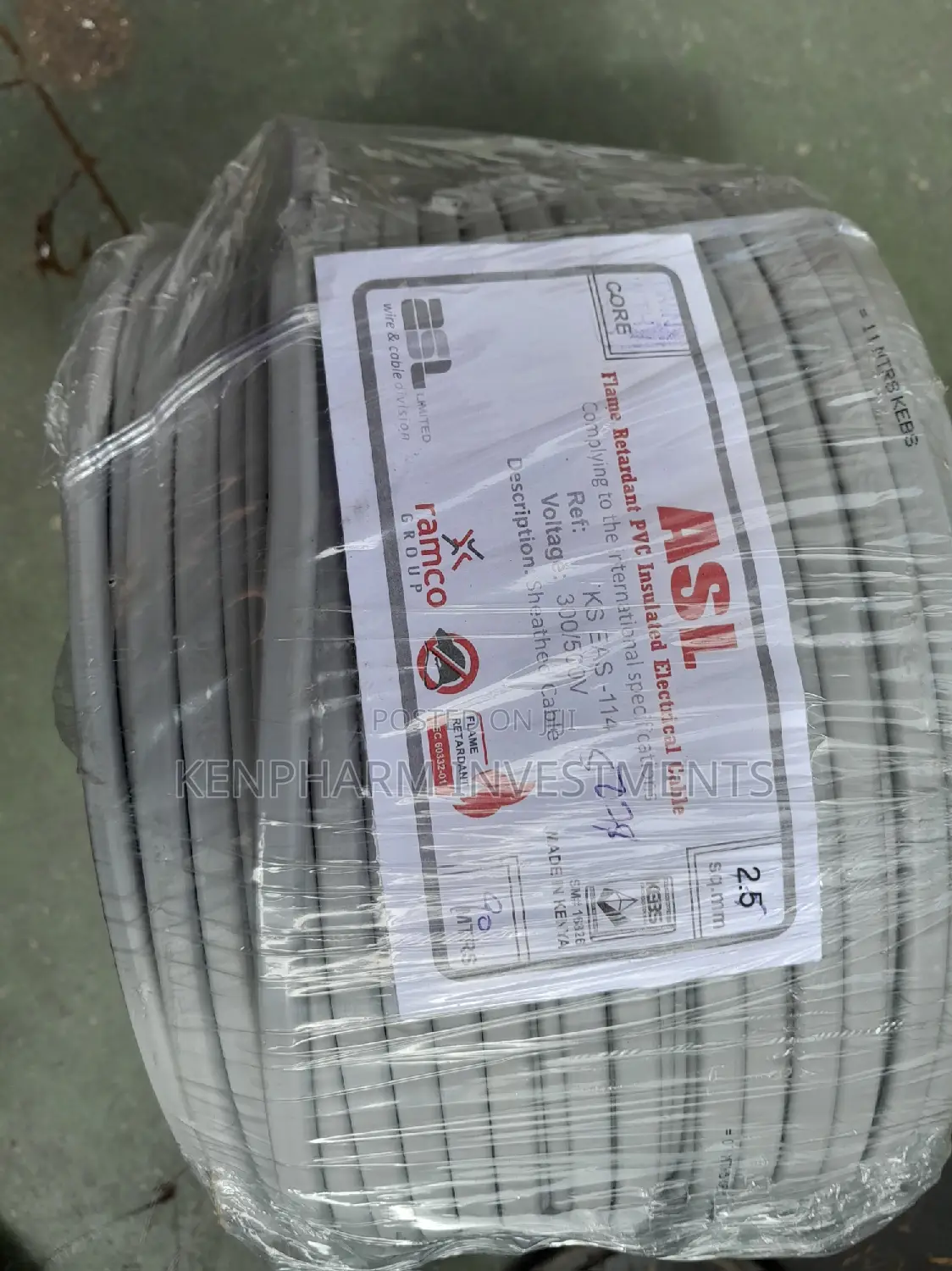 2.5mm Twin With Earth Asl Copper Cable