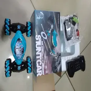 Blue Boys Stunt Car Available New Design With Hand Sensor