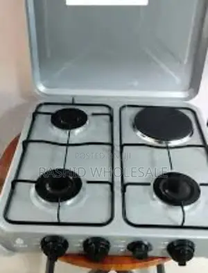 3 Gas 1 Eletric Nunix Cooker. Table Top Cooker