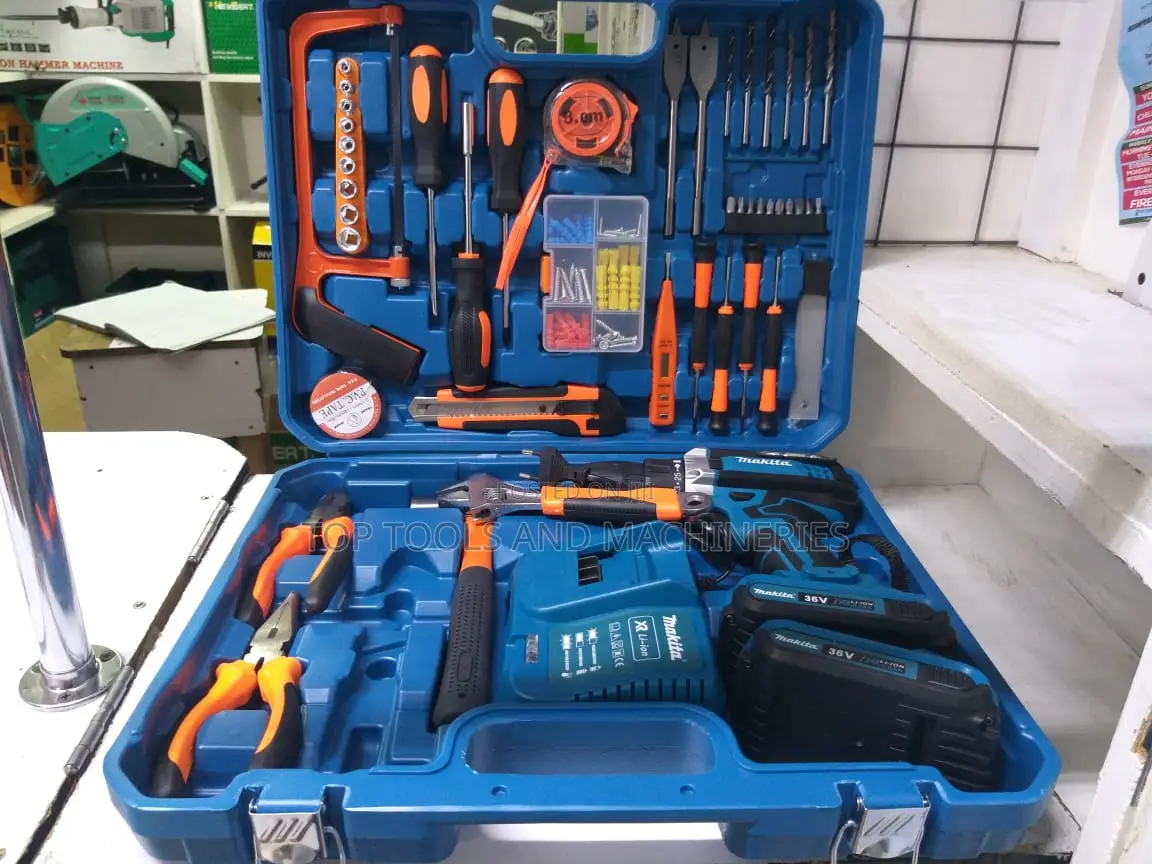 Makita 36V Cordless Drill 47pc Tool Set With Impact Function