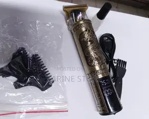 Professional Trimmer Vintage T9 Rechargeable Hair Clipper