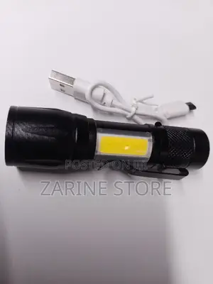 Torch Flashlight Rechargeable 10cm Long