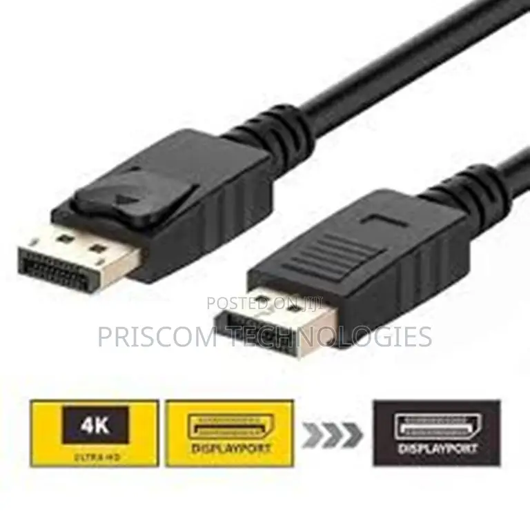 Displayport to Displayport Cable 2m (DP to DP Cable)