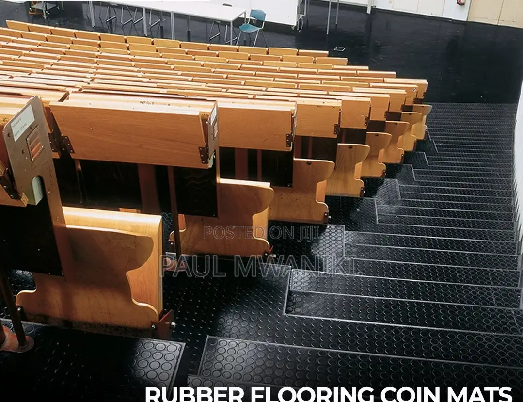 Rubber Flooring Coin Mats.