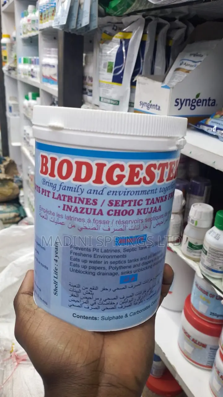Biodigester With Powerful Bacteria Enzymes